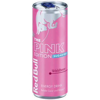 Red Bull Pink Edition Waldbeere Sugarfree Energy Drink Ml