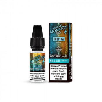Tropika 10ml 20mg NicSalt by Twelve Monkeys Tropika 10ml 20mg NicSalt by Twelve Monkeys