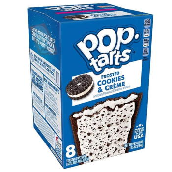 Kellogg's Pop-Tarts Frosted Cookies & Creme - 8 Stück - 384g