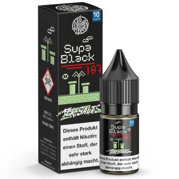 187 Salts Supa Black NicSalt Liquid 10ml / 10mg