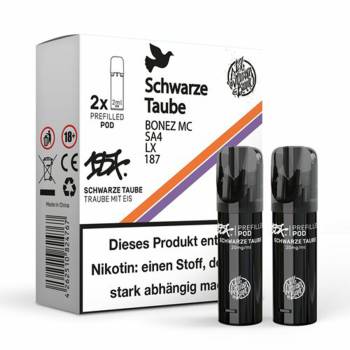 187 Strassenbande – Schwarze Taube – Prefilled Pod 2er Pack