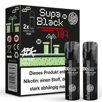187 Strassenbande – Supa Black – Prefilled Pod 2er Pack