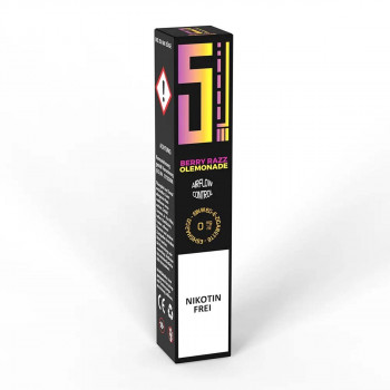 5EL E-Zigarette 600 Züge 400mAh Berry Razz Lemonade