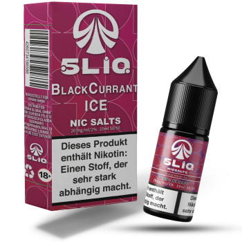 5LIQ Blackcurrant Ice NicSalt Liquid