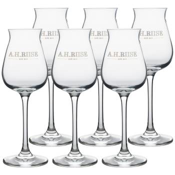 A.H. Riise Anag Kelch Glas 6er Pack