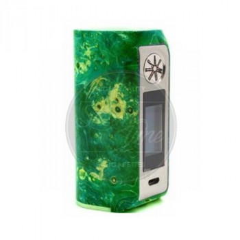 asMODus Minikin V2 180W TC Box Mod KODAMA STABILIZED WOOD SILVER GREEN