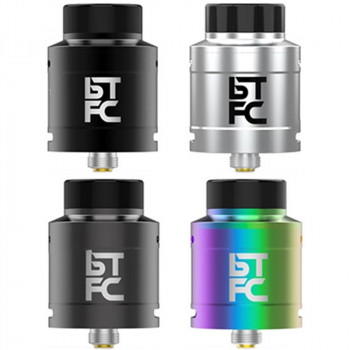 AugVape BTFC 25mm RDA Verdampfer Tank Silber