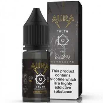 Truth - Caramel Tabacco 20mg 10ml NicSalt Liquid by Aura