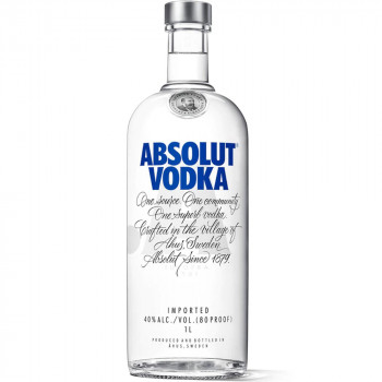 Absolut Vodka 40% Vol. 1000ml