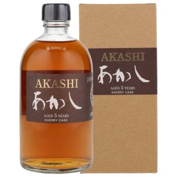 Akashi 5 Jahre Sherry Cask Whisky 50% Vol. 500ml