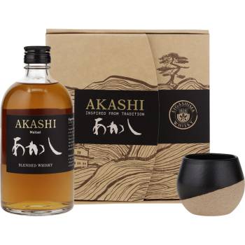 Akashi Meisei Geschenkset Blended Whisky 40% Vol. 500ml