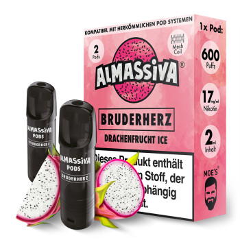 Al Massiva – Bruderherz – Prefilled Pod 2er Pack 2ml 17mg