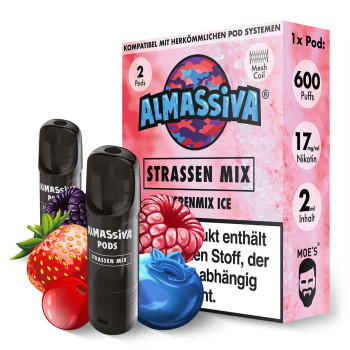 Al Massiva – Strassen Mix – Prefilled Pod 2er Pack 2ml 17mg