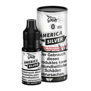 America Silver Liquid by Flavour Smoke 0mg / 10ml