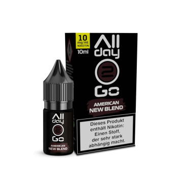 American New Blend Hybrid NicSalt Liquid by Allday2Go 10ml / 10mg