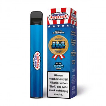 American Stars E-Zigarette 20mg 600 Züge 400mAh NicSalt Blue Magic