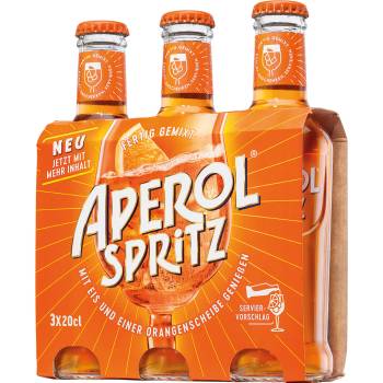 Aperol Spritz 10,5% Vol. 600ml 3er Pack Aperol Spritz 10,5% Vol. 600ml 3er Pack