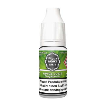 Apple Juice Overdosed NicSalt Liquid by Cloudworks Salts 10ml / 10mg