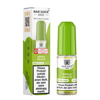 Apple Peach NicSalt Liquid by Bar Juice 5000 10ml / 10mg