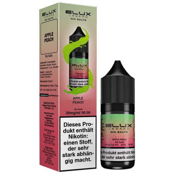 Apple Peach NicSalt Liquid by Elux