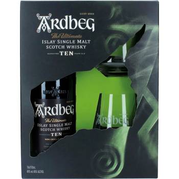 Ardbeg 10 Jahre Geschenkset Single Malt Scotch Whisky 46% Vol. 700ml Ardbeg 10 Jahre Geschenkset Single Malt Scotch Whisky 46% Vol. 700ml