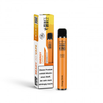 Aroma King Bar E-Zigarette 600 Züge 550mAh NicSalt Energy Drink Ice