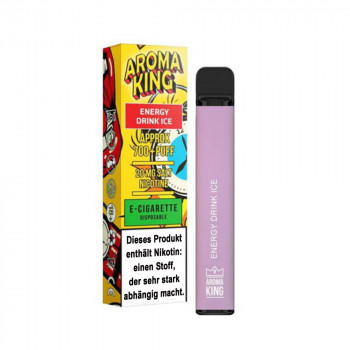 Aroma King Bar E-Zigarette 700 Züge 550mAh NicSalt Energy Drink Ice Aroma King Bar E-Zigarette 700 Züge 550mAh NicSalt Energy Drink Ice