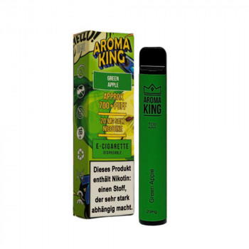 Aroma King Bar E-Zigarette 700 Züge 550mAh NicSalt Green Apple Aroma King Bar E-Zigarette 700 Züge 550mAh NicSalt Green Apple