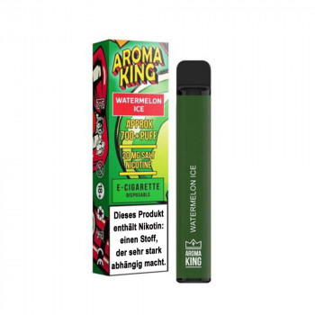 Aroma King Bar E-Zigarette 600 Züge 550mAh NicSalt Watermelon Ice Aroma King Bar E-Zigarette 600 Züge 550mAh NicSalt Watermelon Ice