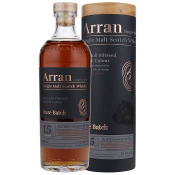 Arran 15 Years Old Rare Batch Peated Sherry Butts Single Malt Scotch Whisky 54,4% Vol. 700ml