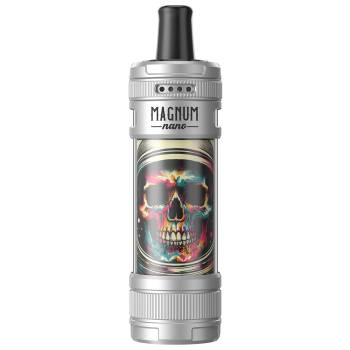 Aspire Magnum Nano Pod Kit Silver and Cloudy Skull