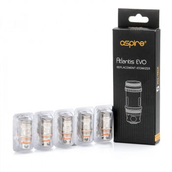 Aspire Atlantis EVO Verdampferköpfe Coils (5er Pack) 0,5Ohm