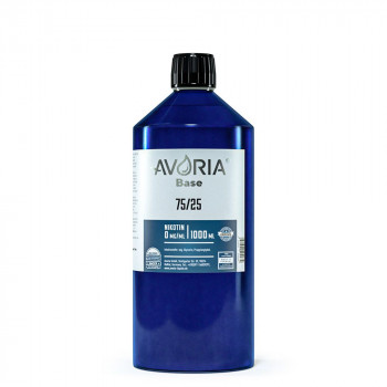 Avoria Liquid Base 1000ml 75/25 VG/PG Basisliquid