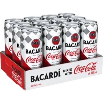 Bacardi Coca Cola Mixgetränk 10% Vol. 12x 330ml