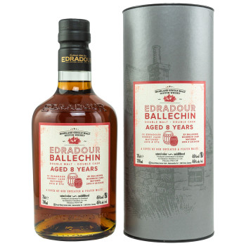 Edradour Ballechin 8 Jahre 2013 Cuvee Single Malt Scotch Whisky 46% Vol. 700ml – graue Tube