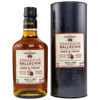 Edradour Ballechin 8 Jahre 2013 Cuvee Single Malt Scotch Whisky 46% Vol. 700ml – schwarze Tube