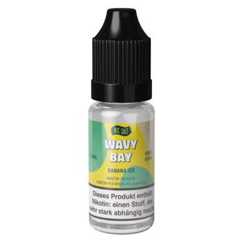 Banana Ice 10ml 20mg NicSalt Liquid by Wavy Bay