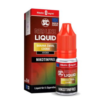 Banana Swirl Cookie – Red Line NicSalt Liquid by SC