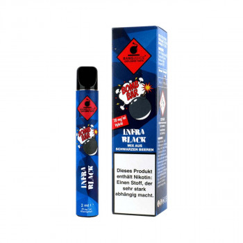 BangJuice Bomb Bar E-Zigarette 20mg 500 Züge 400mAh NicSalt InfraBlack