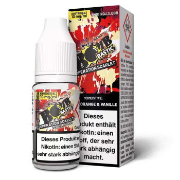 Bang Juice Bombastic Operation Scarlet NicSalt Liquid 10ml / 10mg