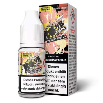 Bang Juice Bombastic Peachy Shells NicSalt Liquid 10ml / 10mg