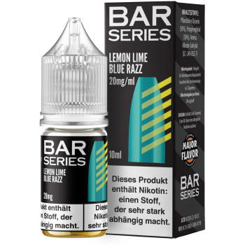 Bar Series Lemon Lime Blue Razz NicSalt Liquid 10ml / 20mg