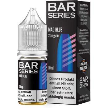 Bar Series Mad Blue NicSalt Liquid