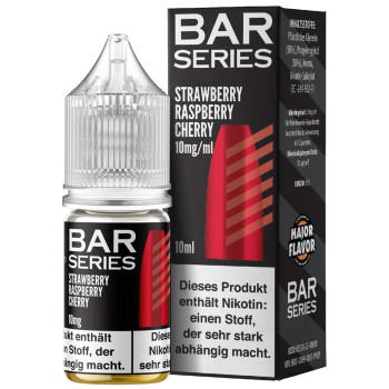 Bar Series Strawberry Raspberry Cherry NicSalt Liquid 10ml / 20mg