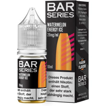 Bar Series Watermelon Energy Ice NicSalt Liquid 10ml / 10mg