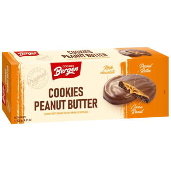 Bergen Cookies Peanut Butter 128g