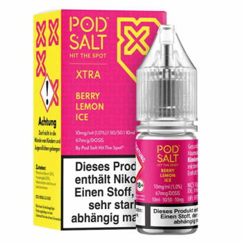 Berry Lemon Ice NicSalt Liquid by Pod Salt Xtra