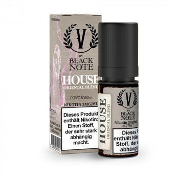 House 10ml Liquid by Black Note 10ml / 3 mg