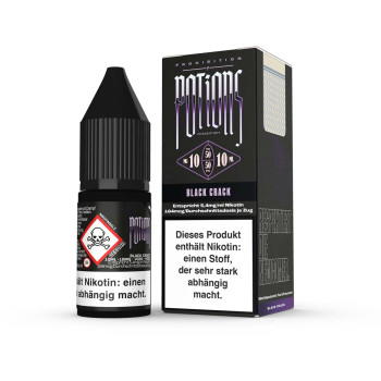 Black Crack NicSalt Liquid by Potions 10ml / 10mg