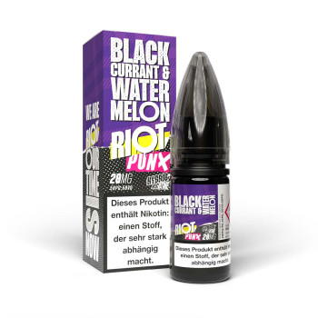 PUNX – Schwarze Johannisbeere & Wassermelone Hybrid NicSalt Liquid by Riot Squad 10ml / 20mg